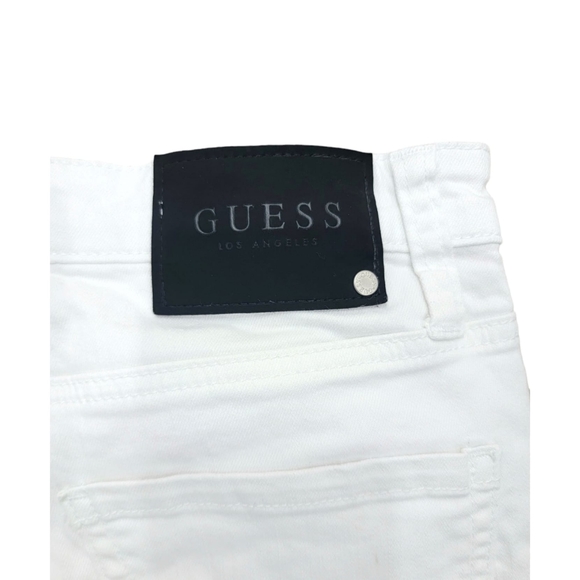 (M) Guess Paint Spatter Distressed Jeans (Mens) - Picture 6 of 13